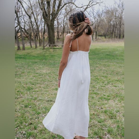 Show Me Your Mumu Angel Maxi Dress Womens Size White Dress beach Bridal XL - Picture 8 of 16